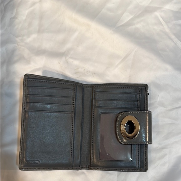 Gray Wallet with Logo Design - Picture 2 of 2